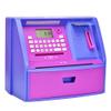 ATM Savings Bank with Debit Card, Electronic Piggy Bank for Real Money, Coin Recognition, Targets Setting, Password Login, Voice Prompt, Great Gift for Boys Girls (Purple) view 1