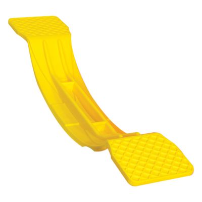 GISCO 22 Inch Balance Board for Kids - Teeter Totter Popper Plastic, Curved, Non-Slip Balance Board, Kids Learning Toy, Yoga Toy, Indoor and Outdoor Games (Yellow)
