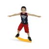GISCO 22 Inch Balance Board for Kids - Teeter Totter Popper Plastic, Curved, Non-Slip Balance Board, Kids Learning Toy, Yoga Toy, Indoor and Outdoor Games (Yellow) view 4