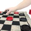 24 Jumbo Replacement Checkers - Extra Red/Black Interlocking Stackable Plastic Pieces for Board Games, Checkboards, Missing Pieces, and Rec Rooms, 2.75" Wide - Checkers, Draughts, and Tic Tac Toe view 3
