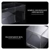 1 Pc Clear Acrylic Display Case, Protection Showcase with Black Base, Assemble Countertop Box Cube Organizer Stand (10 x 6 x 6 inch) view 4