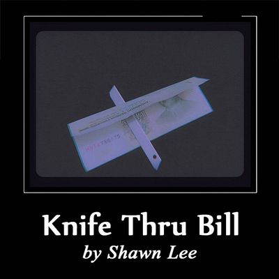 Knife Thru Bill - Close Up Trick / Magic Trick / Magic Props / Party Trick / Magic Gimmick