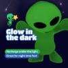 Glow in the Dark Alien Figurines for Kids - 100 Pcs Small Halloween Toys for Halloween Party Favors - 1" Bulk Toy Goodie Bag Pinata Stuffers - Bulk Gifts for Kids - Vending Machine Toy view 2