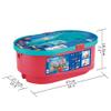 Hape 90 Piece Quadrilla Stack Track Bucket Box Marble Race Building Set for Children Ages 4 and Up with 25 Marbles for STEAM Learning view 4