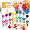 Dot Markers for Toddlers 1-3, 10 Colors Washable Bingo Daubers, Dot Art, Toddler Art and Crafts, Bingo Markers, Includes Free Dot Art Activity Book view 1
