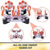 Dimple Shooting Target Game for Kids - Targets for Shooting Practice, 2 Blaster Guns, 36 Bullets, 2 Dart Holders & 2 Spinning Obstacles - Compatible with Nerf (with Batteries) view 4