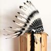 FASJ Chief Indian Headdress, Cloth Child Party Hat, for Shooting Festivals Parties Dramas(Black) view 3