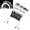 FASJ Chief Indian Headdress, Cloth Child Party Hat, for Shooting Festivals Parties Dramas(Black) view 4