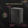 BCW Japanese Small Card Deck Case | Deck Case MTG Holds 80 Sleeved Small Gaming Cards | Matte Black | Includes Two Matching Card Dividers | Acid-Free | Archival Safe | No PVC (Black) view 3