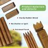 SunNordic Rubber Wood Kubb Yard Game Set with Carry Bag view 2