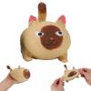 FauKait Squishies Squishy Toys - Funny Cute Cat-Shaped Stress Balls for Kids & Adults, Christmas & Party Favor Gifts - Stress Relief Fidget Toys (Yellow) view 1