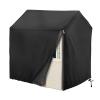 Iceberg Elf Outdoor Playhouse Cover, Plastic Playhouse Special Waterproof Covers 45" Lx 40" W x 50" H 640D ( Heavy Duty Oxford Fabric ) Double Stitched Seam, All-Weather Protector (Black) view 1