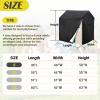 Iceberg Elf Outdoor Playhouse Cover, Plastic Playhouse Special Waterproof Covers 45" Lx 40" W x 50" H 640D ( Heavy Duty Oxford Fabric ) Double Stitched Seam, All-Weather Protector (Black) view 2