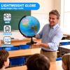 GOCHANGE Classroom Globes Elementary, 13in Large Globe More Detailed with Countries & Capitals & State Capitals, Political Teaching Tool for Adults & Children - No Assembly Required view 2