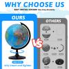 GOCHANGE Classroom Globes Elementary, 13in Large Globe More Detailed with Countries & Capitals & State Capitals, Political Teaching Tool for Adults & Children - No Assembly Required view 3
