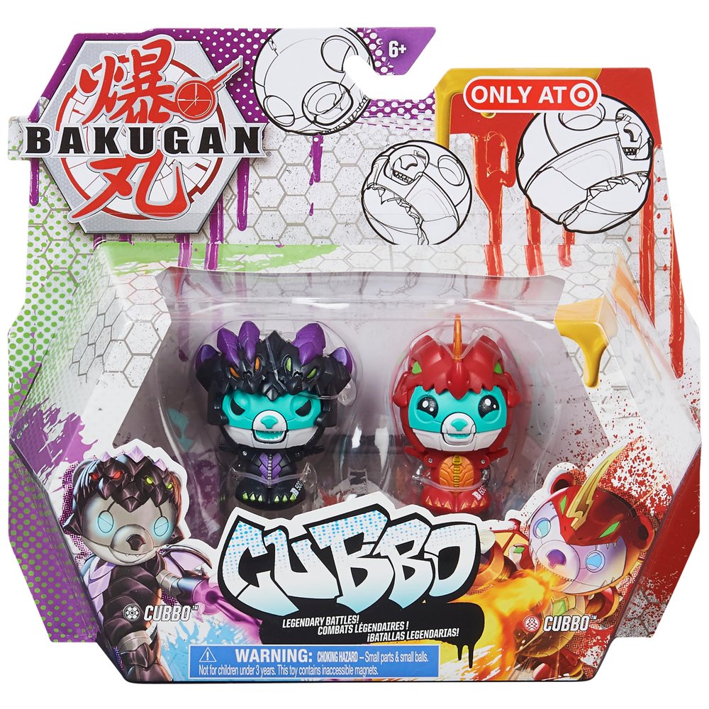 Bakugan, Cubbo Legendary Battles Pack, Geogan Rising Transforming Collectible Action Figures, Toys for Kids Boys Ages 6 and Up