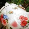 XXZY Piggy Bank Piggy Bank,Creative Ceramic Coin Bank,Pastoral Style Money Bank,Hand Painted Flower Pig Design,Best Birthday Best view 3