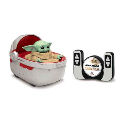 Exquisite Gaming Star Wars - The Mandalorian 9' Radio Controlled Grogu & Hover Pram, Radio Controlled R/C Vehicle, Children Ages 5 Years and Up