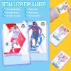 200 Top loaders Cards Sleeves Bundle for Trading Cards, 100 Top Loader for Cards Baseball Card Protectors Hard Plastic and 100 Clear Cards fit for Sports Cards, MTG, YUGIOH Cards view 3