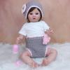 YIHANGG 60 CM Realistic Reborn Baby Doll Girl Soft Silicone Reborn Toddler Doll 3D Paint Skin 24 Inch Princess Art Doll Kids view 1