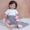 YIHANGG 60 CM Realistic Reborn Baby Doll Girl Soft Silicone Reborn Toddler Doll 3D Paint Skin 24 Inch Princess Art Doll Kids view 4