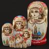 BDPP Russian Nesting Dolls 10 Pcs Matryoshka Home Decor Traditional Matryoshka Style Wooden Nesting Toys Creative Home Decoration Gifts view 2