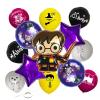 13pcs Harry Theme Balloons Wizard Party Decoration Birthday Kids Foil Balloon Favor Room view 1