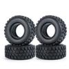 RCLIONS 4pcs Rubber Micro 1" RC Wheel Tyres Tires with Foam Insert for All 1/24 Axial SCX24 Deadbolt JLU Dodge Gladiator RC Crawler Truck Car (54mm) view 4