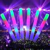 100 LED Foam Sticks Bulk - Multi Color with 3 Flashing Modes - Glow in The Dark Party Supplies view 1