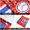 Baseball Party Decorations Baseball Themed Birthday Porch Sign Welcome Door Hanging Banner Baseball Sports Porch Sign for Boy Kid Teenager Baby Shower Baseball Birthday Party Supplies 71 x 12 Inches view 3