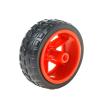4PCS 65mm TT Motor Wheels Smart Car Chassis Robot Remote Control Car Wheels (Red) view 2