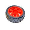 4PCS 65mm TT Motor Wheels Smart Car Chassis Robot Remote Control Car Wheels (Red) view 3