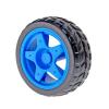 4PCS 65mm TT Motor Wheels Smart Car Chassis Robot Remote Control Car Wheels (Light Blue) view 4