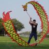10m / 8m Long Fitness Dragon Dance Flow Ribbon Throw Streamer, for Youth Grown-Up Adults Elderly, Chinese Traditional Folk Exercise Equipment (Color : A, Size : 10m/33ft) view 3