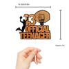 13th OFFICIAL TEENAGER Birthday Basketball Cake Topper - Game Day Party Glitter Cake Topper Supplies - Boy's Thirteen Years Old Stars Sports Party Decoration view 4