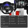 Costzon Ride on Car, 12V Licensed Volkswagen Beetle Battery Powered Vehicle w/Remote Control, Spring Suspension, Lights, USB, Horn, Music, 4 Wheeler for Boy Girl Gift, Electric Car for Kids, White view 4