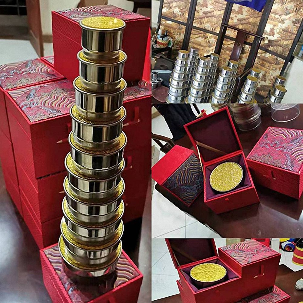 Nest of Boxes (Stainless Steel) - Close Up Trick / Magic Trick / Magic Props / Party Trick / Magic Gimmick