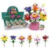 auryee 12 Pack Filled Eggs with 157 Pcs DIY Flower Garden Building Blocks for Party Favors, Easter Egg Hunt, Classroom Events - Educational Activity Toy for Girls 6+ Years Old view 1