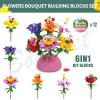 auryee 12 Pack Filled Eggs with 157 Pcs DIY Flower Garden Building Blocks for Party Favors, Easter Egg Hunt, Classroom Events - Educational Activity Toy for Girls 6+ Years Old view 2