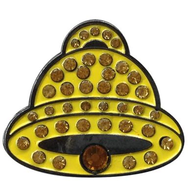 ReadyGOLF: Slot Machine Bell Ball Marker & Hat Clip with Crystals