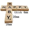 MYYZMY 300 Pcs Wood Letter Tiles, Wooden Tiles for Crafts, DIY Wood Gift Decoration Making Alphabet Coasters view 2