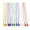 Robbstark Mardi Gras Party Bead Necklace Multi Colors Guitar Saxophone Music Bead Necklaces Gift Decoration(12 Pcs) view 1