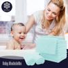 16 Pack Baby Washcloths - Luxury Coral Fleece - Extra Absorbent and Soft Wash Clothes for Newborns, Infants and Toddlers - Suitable for Sensitive Skin and New Born-Baby Shower-Frozen Blue,10x10 Inch view 4