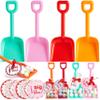 JOYIN 28 Pcs Toy Plastic Shovels 28 Valentines PE Bags, 28 Card Sheets I Dig You Valentine Stickers with Red Ribbon for Kids Valentines Day, Love Day Party Decor and Valentines Day Gifts view 1
