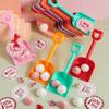 JOYIN 28 Pcs Toy Plastic Shovels 28 Valentines PE Bags, 28 Card Sheets I Dig You Valentine Stickers with Red Ribbon for Kids Valentines Day, Love Day Party Decor and Valentines Day Gifts view 2