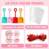 JOYIN 28 Pcs Toy Plastic Shovels 28 Valentines PE Bags, 28 Card Sheets I Dig You Valentine Stickers with Red Ribbon for Kids Valentines Day, Love Day Party Decor and Valentines Day Gifts view 3