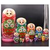 Nesting Dolls Russian Nesting Dolls Hand-Painted Wooden 15 Pcs Russian Matryoshka Toy Ornaments Collection for Birthday New Year Gifts Best Decoration view 1