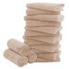 16 Pack Baby Washcloths - 10x10 Inch, Coral Fleece - Extra Absorbent and Soft Wash Clothes for Newborns, Infants and Toddlers - Suitable for Sensitive Skin and New Born - Baby Shower - Brown view 1