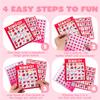 JOYIN 28 Players Valentine's Day Bingo Set, Game Cards for Kids School Classroom Party Supplies, Family Activity view 4