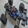 1/10 EREVO 2.0 E-REVO SUMMIT E REVO 7075 Aluminum Alloy Rear Chassis Brace - Blue view 4